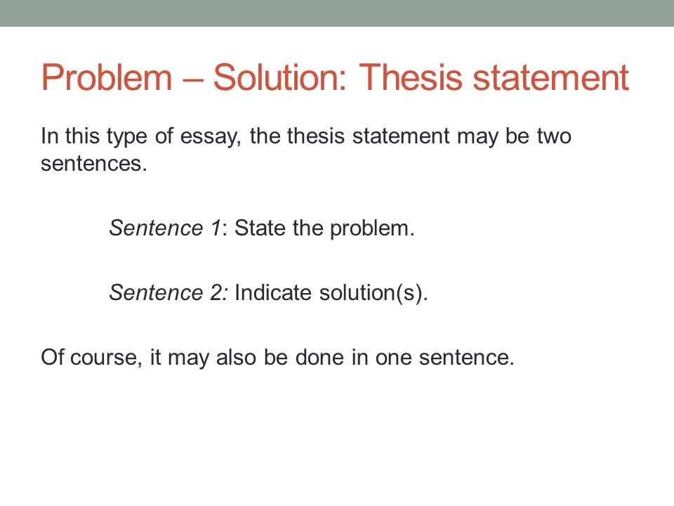 General Rules for Writing a Proper Dissertation Problem Statement